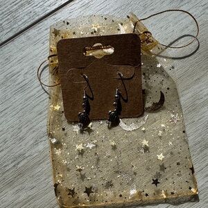 Handmade Turtle Dangle Earrings